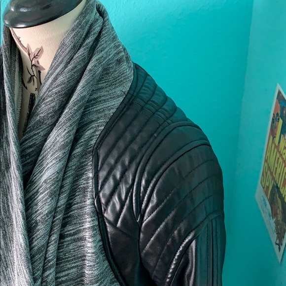 Blank NYC Multi Textured Faux Leather Jacket - Picture 3 of 7